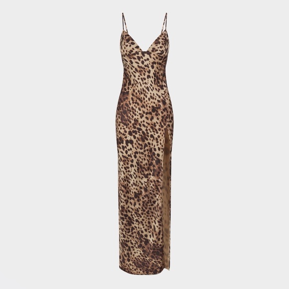 Dolce & Gabbana Dresses & Skirts - Dolce & Gabbana x SKIMS - *NEW* ❤️🔥Silk Leopard Print Maxi Dress